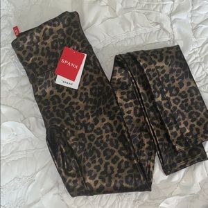 Spanx Leopard Tights